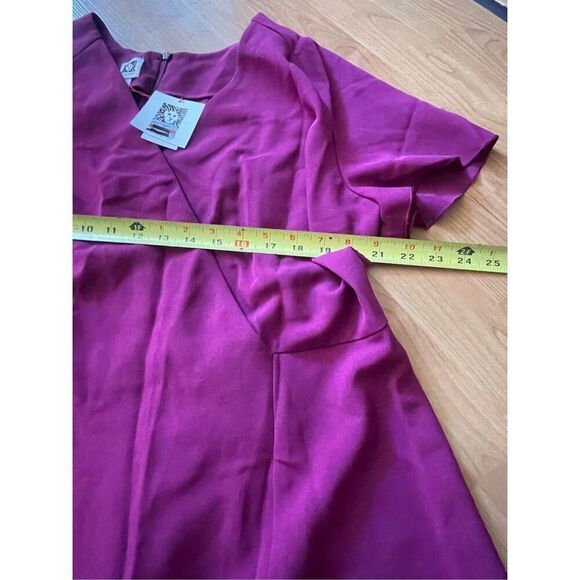Anne Klein Fuscia Dress Women’s Size 18W NWT Retails $149 - Picture 3 of 5